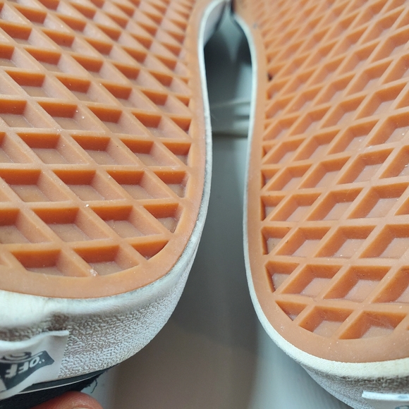 Vans Low Top Old Skool Checkered Black and White Sneakers - Picture 9 of 10